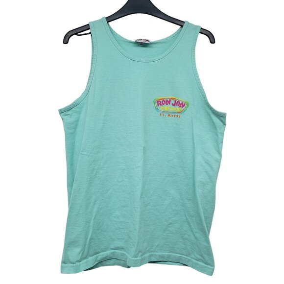 Ron Jon Surf Shop Mint Green Tank Top Ft Myers Mens M Medium - Picture 2 of 7